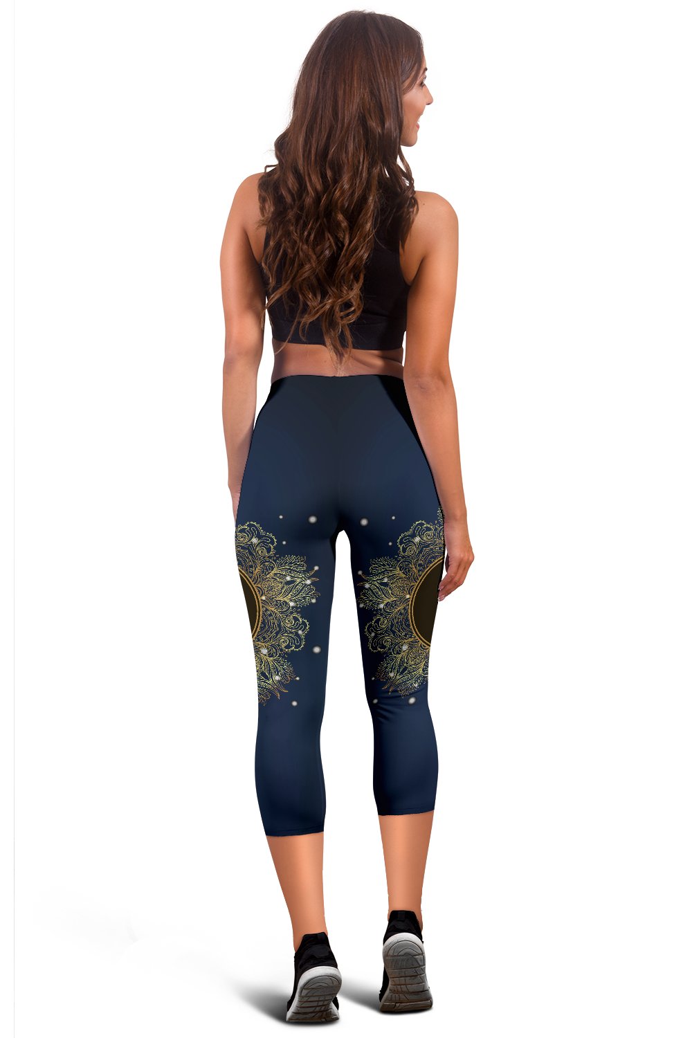 Yin Yang Mandala Women Capris