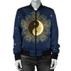 Yin Yang Mandala Women Casual Bomber Jacket