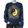 Yin Yang Mandala Women Crewneck Sweatshirt