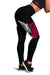 Zebra Black Pink Heat Shap Women Leggings