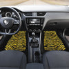 Zebra Gold Car Floor Mats