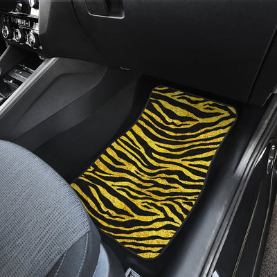 Zebra Gold Car Floor Mats