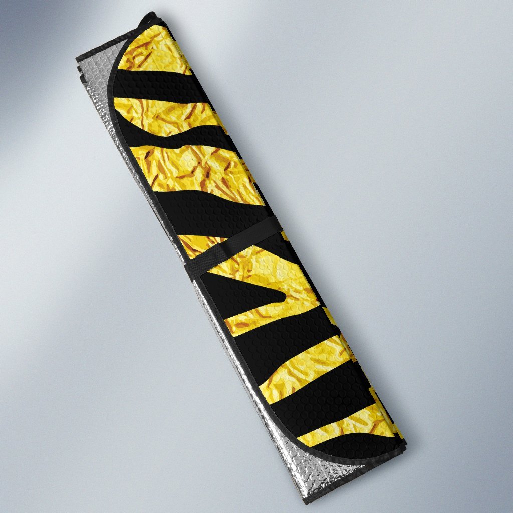 Zebra Gold Car Sun Shade-JorJune