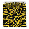 zebra Gold Duvet Cover Bedding Set