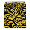 zebra Gold Duvet Cover Bedding Set