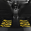 zebra Gold Front and Back Car Floor Mats