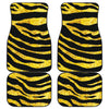 zebra Gold Front and Back Car Floor Mats