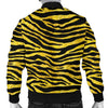 Zebra Gold Men Casual Bomber Jacket