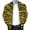 Zebra Gold Men Casual Bomber Jacket