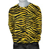 Zebra Gold Men Crewneck Sweatshirt