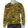 Zebra Gold Men Crewneck Sweatshirt