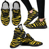 Zebra Gold Mesh Knit Sneakers Shoes