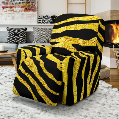 zebra Gold Recliner Slipcover-JORJUNE.COM