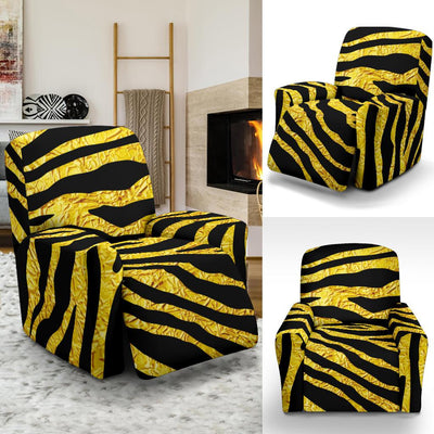 zebra Gold Recliner Slipcover-JORJUNE.COM