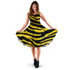 Zebra Gold Sleeveless Mini Dress