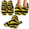 Zebra Gold Slippers