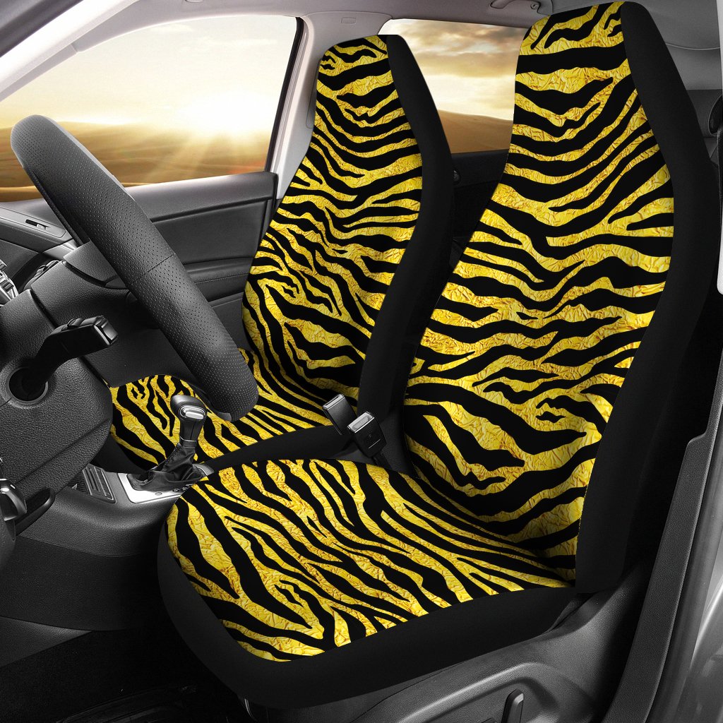 Zebra Gold Universal Fit Car Seat Covers