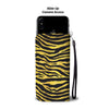 Zebra Gold Wallet Phone Case