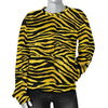 Zebra Gold Women Crewneck Sweatshirt