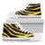 Zebra Gold Women High Top Shoes