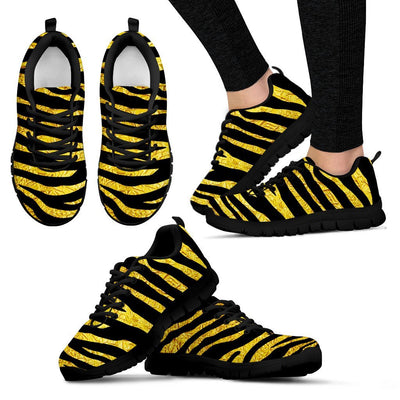 zebra Gold Women Sneakers