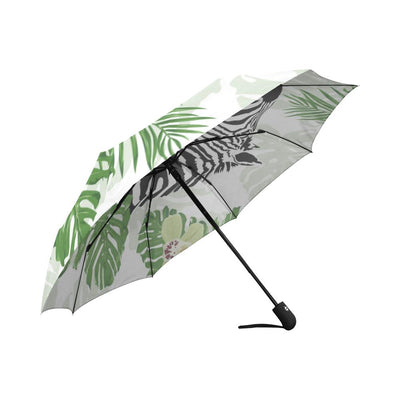 Zebra Head Jungle Automatic Foldable Umbrella