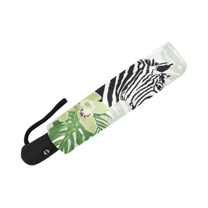 Zebra Head Jungle Automatic Foldable Umbrella