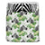 Zebra Tropical leaves Duvet Cover Bedding Set