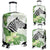 Zebra Tropical Leaves Luggage Cover Protector