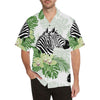 Zebra Head Jungle Men Hawaiian Shirt