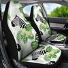 Zebra Tropical Leaves Universal Fit Car Seat Covers