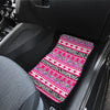 Zebra Heart Pink Pattern Car Floor Mats