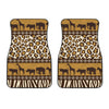 Zebra Leopard Skin Safari Car Floor Mats