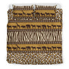 Zebra Leopard Skin Safari Duvet Cover Bedding Set