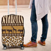 Zebra Leopard Skin Safari Luggage Cover Protector