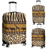 Zebra Leopard Skin Safari Luggage Cover Protector