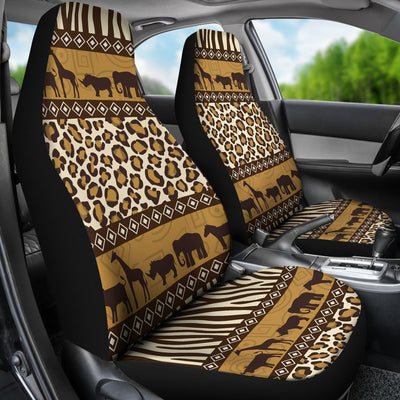 Zebra Leopard Skin Safari Universal Fit Car Seat Covers