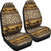 Zebra Leopard Skin Safari Universal Fit Car Seat Covers