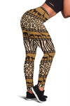 Zebra Leopard Skin Safari Women Leggings