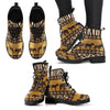 Zebra Leopard Skin Safari Women & Men Leather Boots