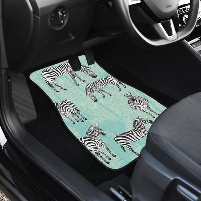 Zebra Pattern Car Floor Mats