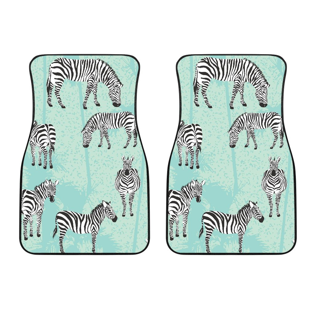 Zebra Pattern Car Floor Mats