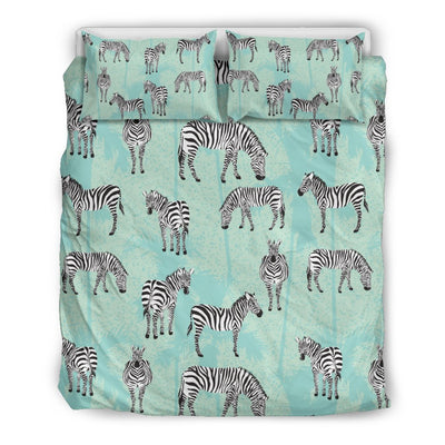 Zebra Pattern Duvet Cover Bedding Set