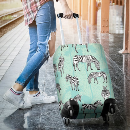 Zebra Pattern Luggage Cover Protector