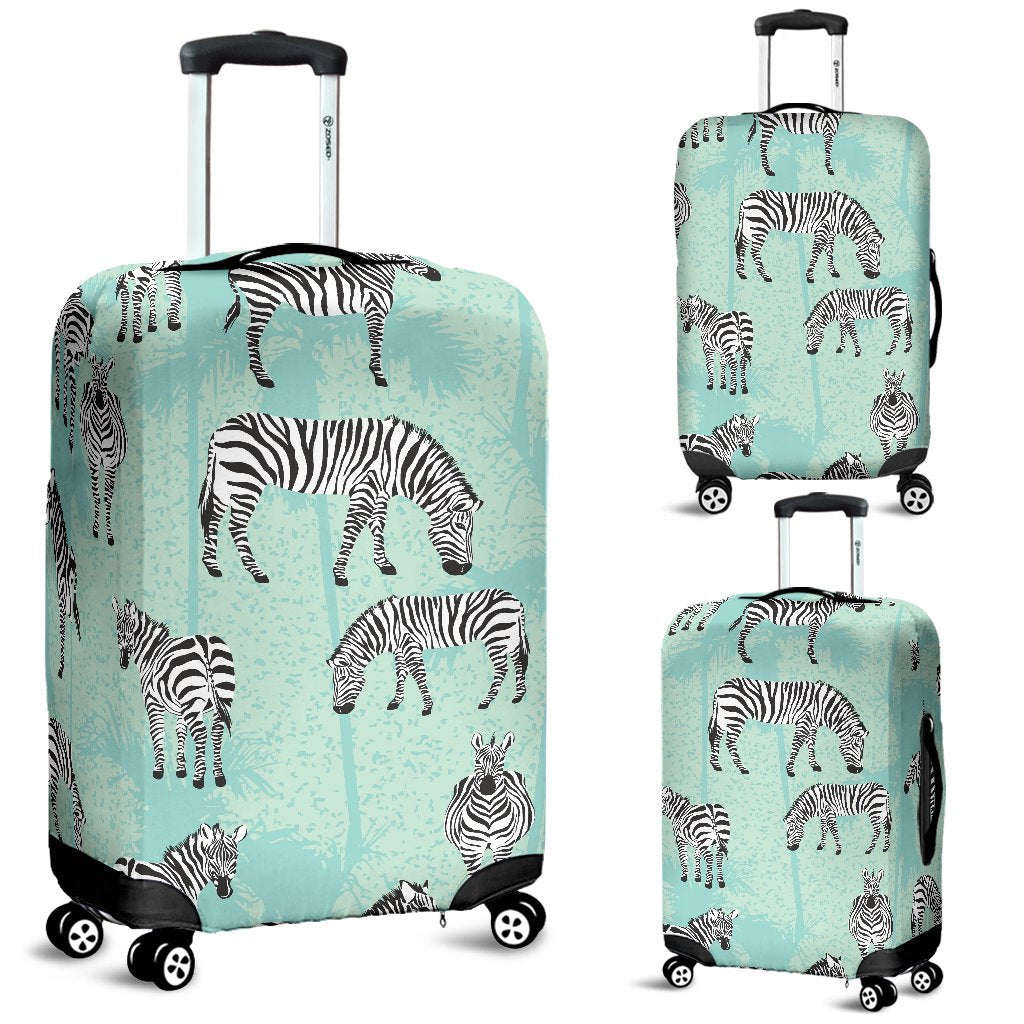 Zebra Pattern Luggage Cover Protector