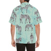 Zebra Pattern Men Hawaiian Shirt