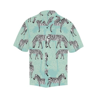 Zebra Pattern Men Hawaiian Shirt