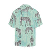 Zebra Pattern Men Hawaiian Shirt