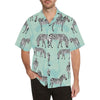 Zebra Pattern Men Hawaiian Shirt