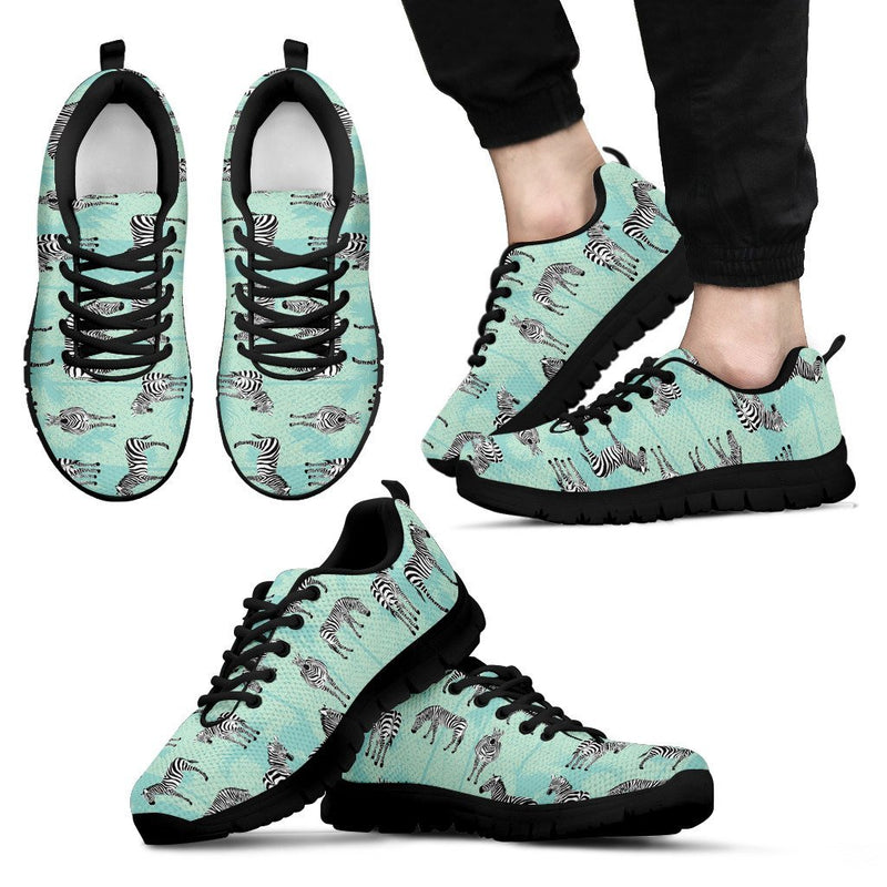 Zebra Pattern Men Sneakers